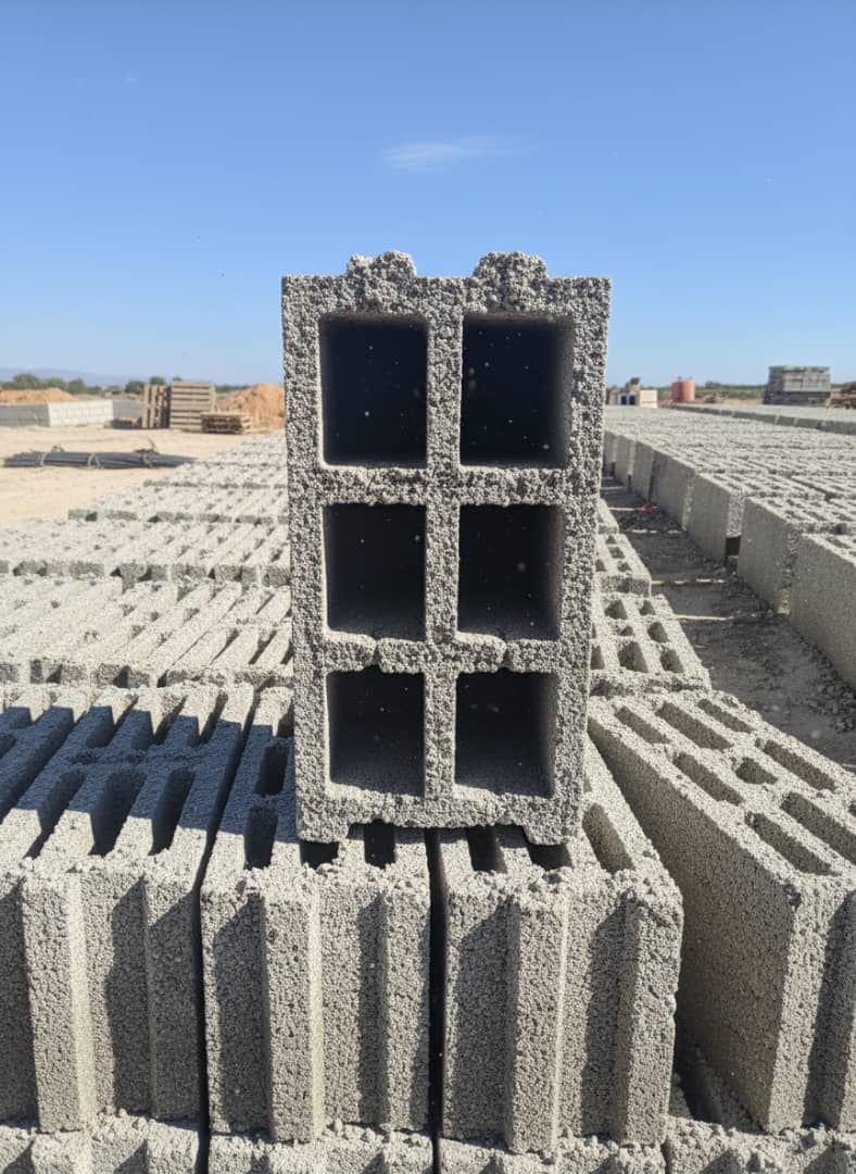 بلوک۲۰در۴۰در۲۰پوکه ای سبک